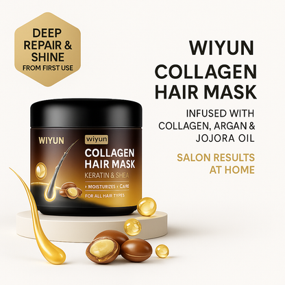 Wiyun Collagen Hair Mask with Argan & Jojoba Oil